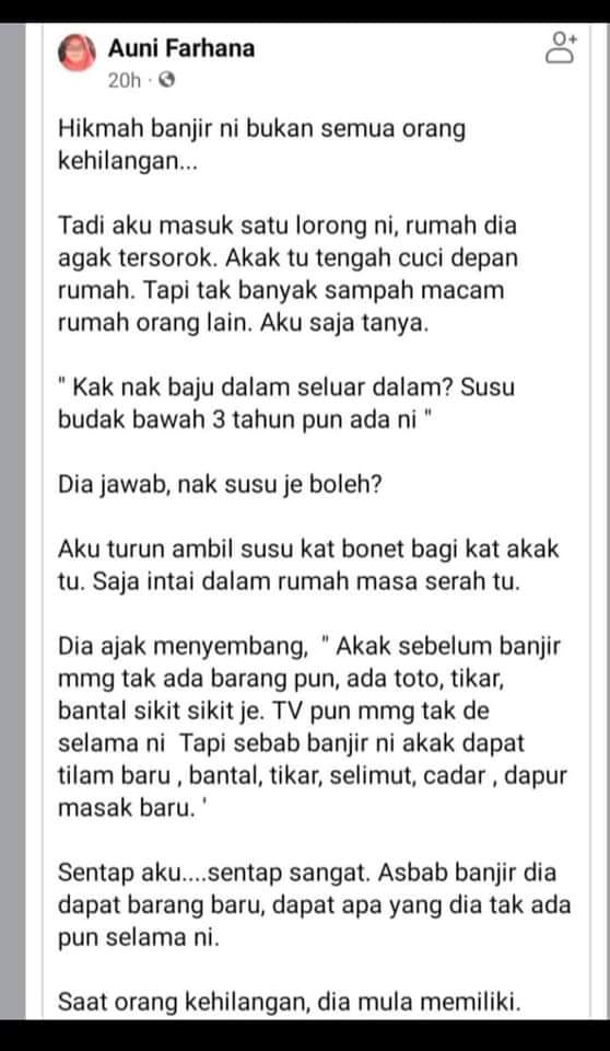 Alhamdullillah .. kpd yg membantu tqvm ..sama2 kita pakat bantu💖💖💖💖💖