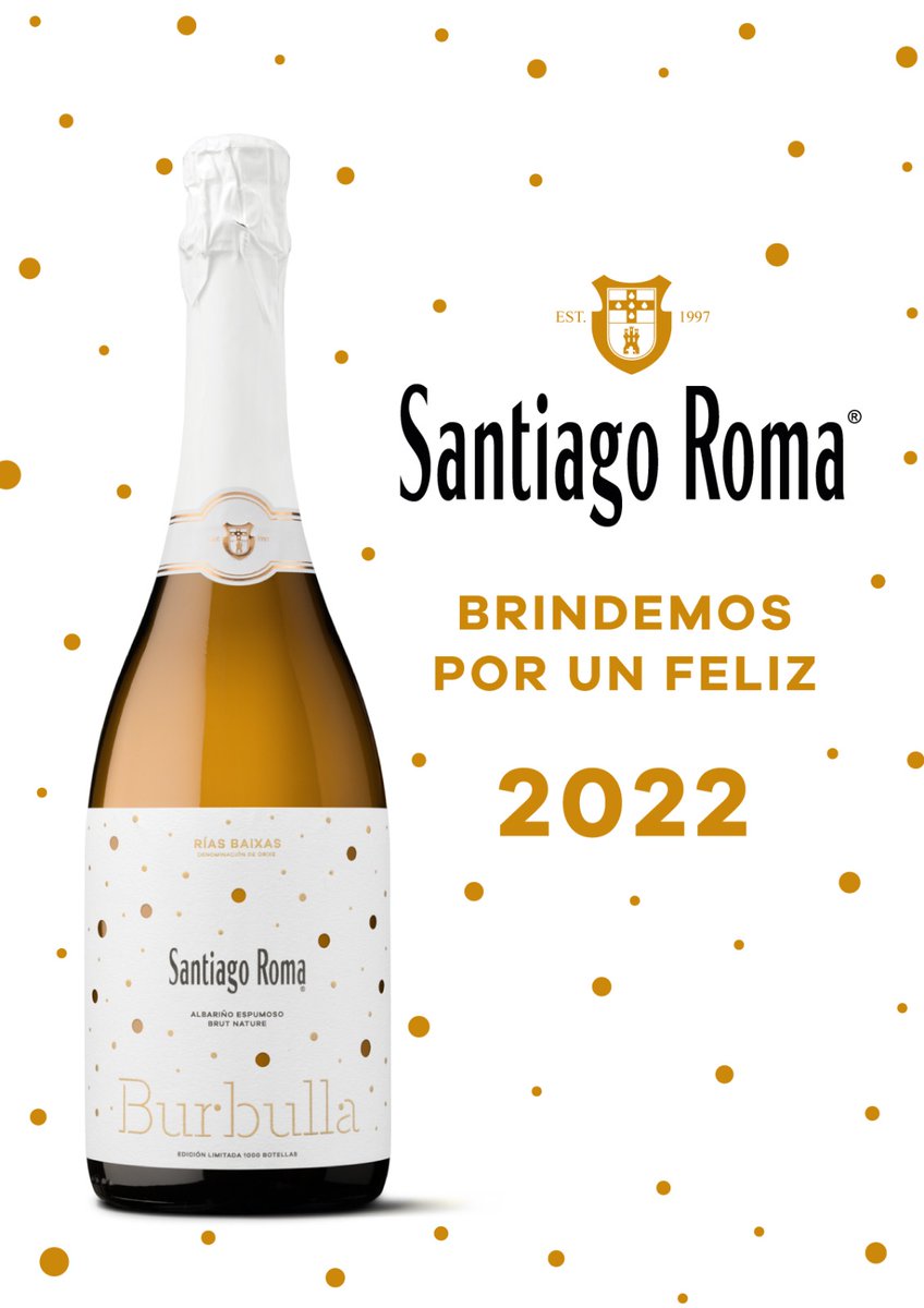 Feliz 2022!!! .
Gracias por todo vuestro apoyo.
 santiagoroma.com
uvawine #WineJump #vegalsa #vinalium #vegalsaeroski #gadissupermercados #Gadisa  #doriasbaixas #vinosdegalicia #vinosgallegos🍷 #vinosespañoles🍷🍷🍹🇪🇸 #vinosdeautor🍷🍷 #vinosdeespaña🇪🇸 #bodegassostenibles