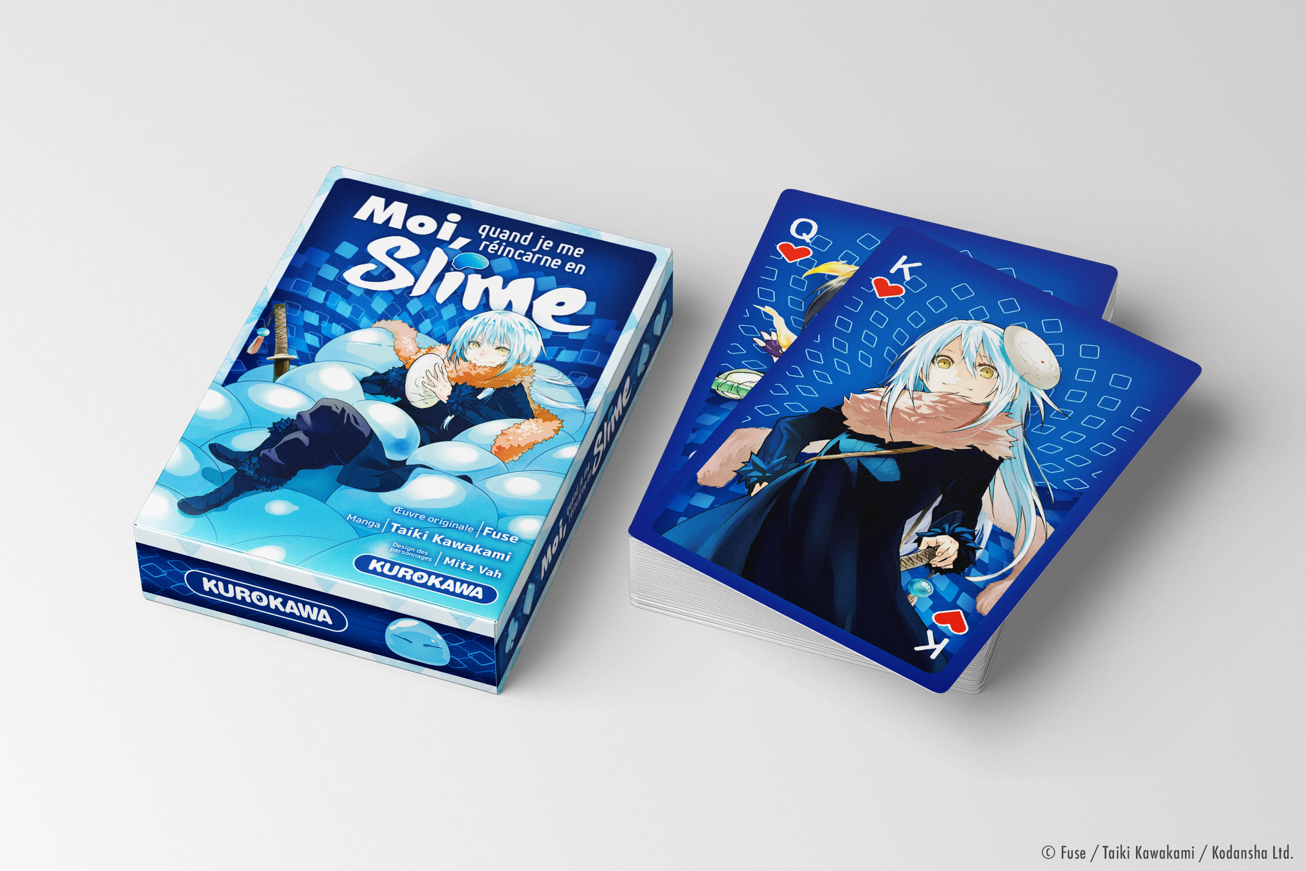 Carte Moi Quand Je Me Réincarne En Slime Fabien Vautrin on X: "Jeux de cartes collector – Client : @Kurokawa Un des  projets qui m'aura demandé le plus de travail au cours de cette année :  deux jeux de 55