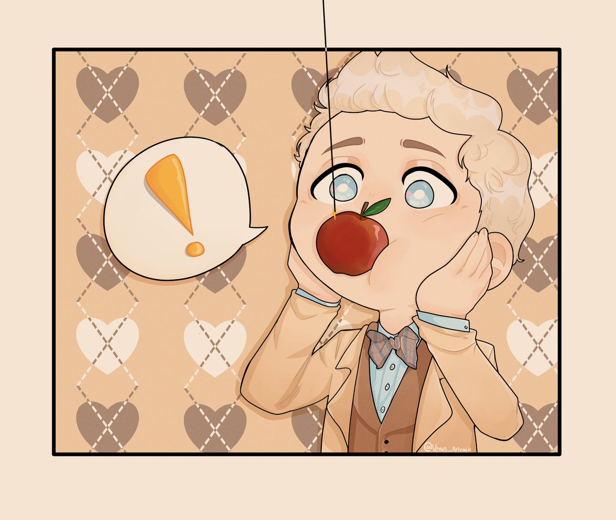 VENUS_ARTEMIK's tweet photo. It took me four days to finish but it was worth it 🛐

These two made me believe in love again, so I wanted to draw something cute about them :) 💖

#Aziraphale #Crowley #goodomens2 #goodomens #digitaldrawing https://t.co/gLe9qa4TFV