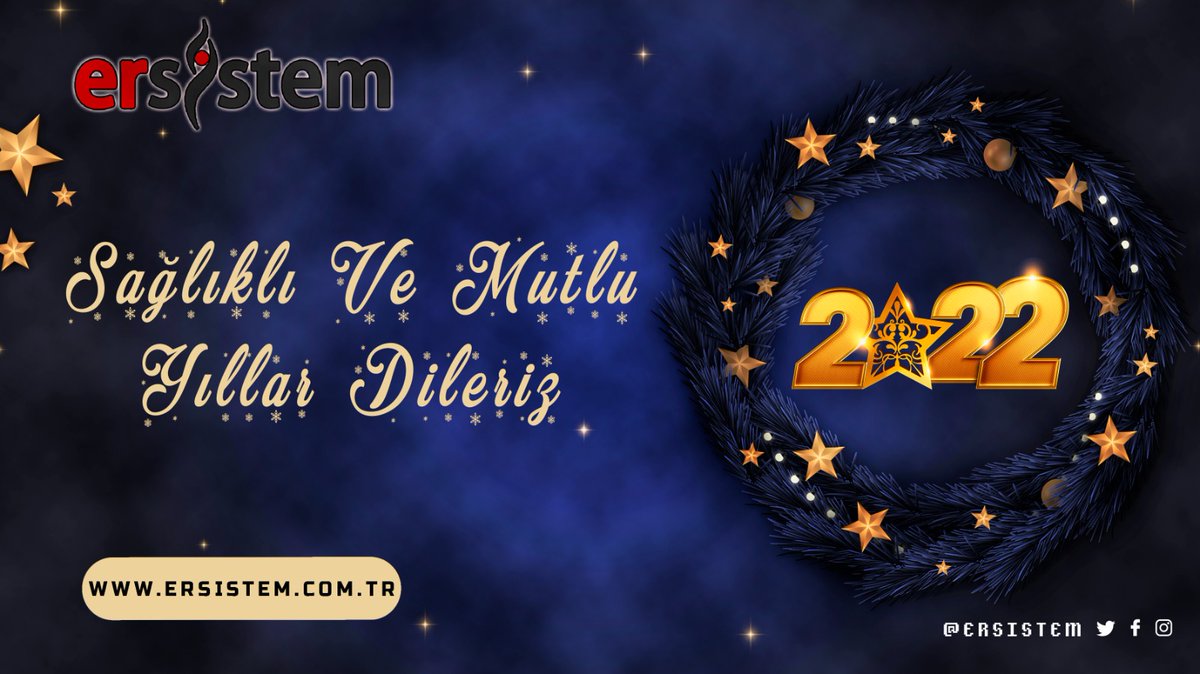 Ersistemcomtr's tweet photo. Ersistem Mutlu Seneler Diler
.
.
#yılbaşı #sene #yeniyıl #christmas https://t.co/iaUQjrIlRQ