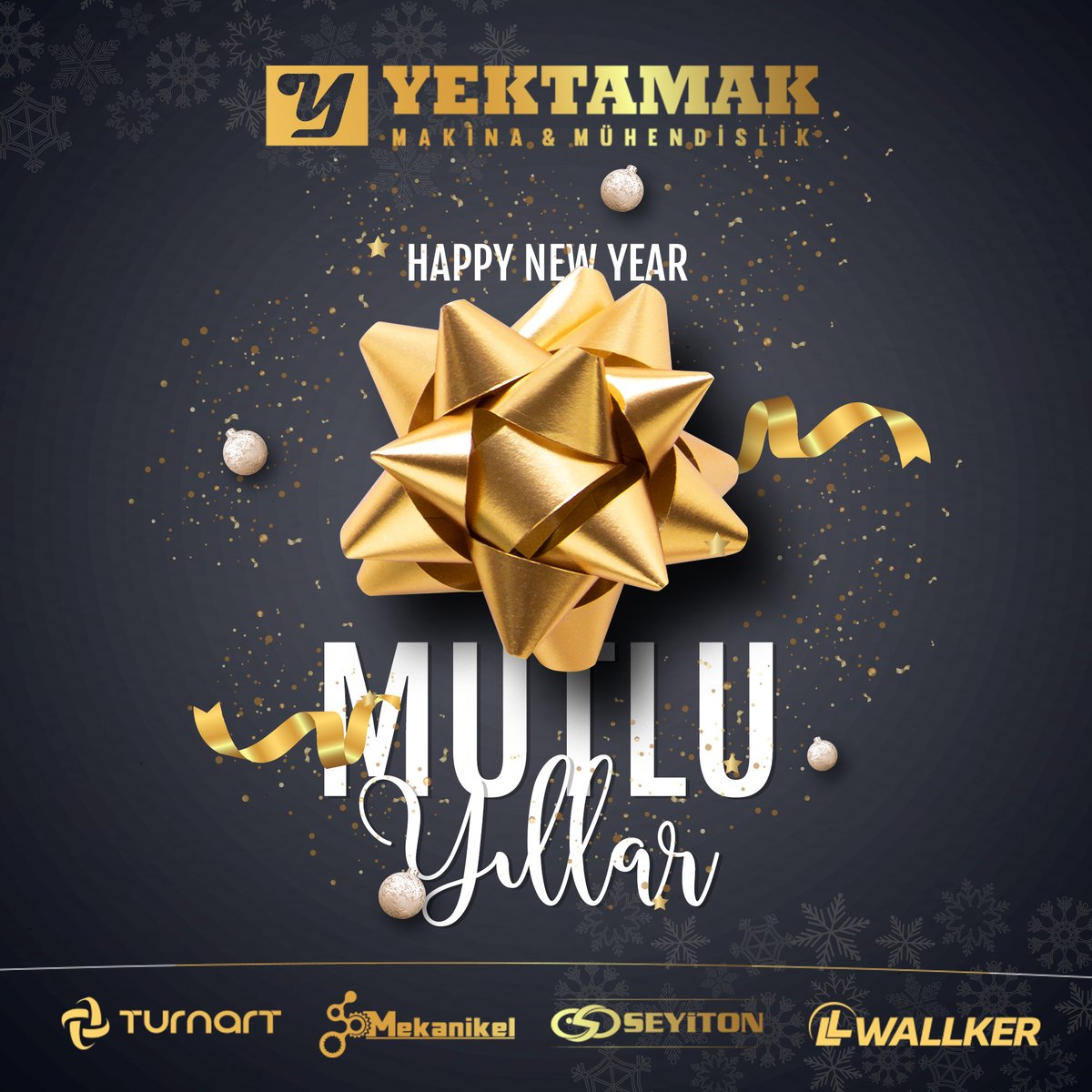 🇹🇷 Sağlıklı ve mutlu bir yıl geçirmeniz dileğiyle!
🇬🇧 We wish you a healthy and happy new year! 
🖱 yektamak.com.tr
#happynewyear #newyear #yeniyıl