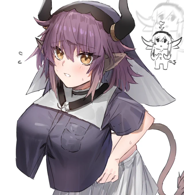 司祭の服を着るシデロカ🐮
#アークナイツ 