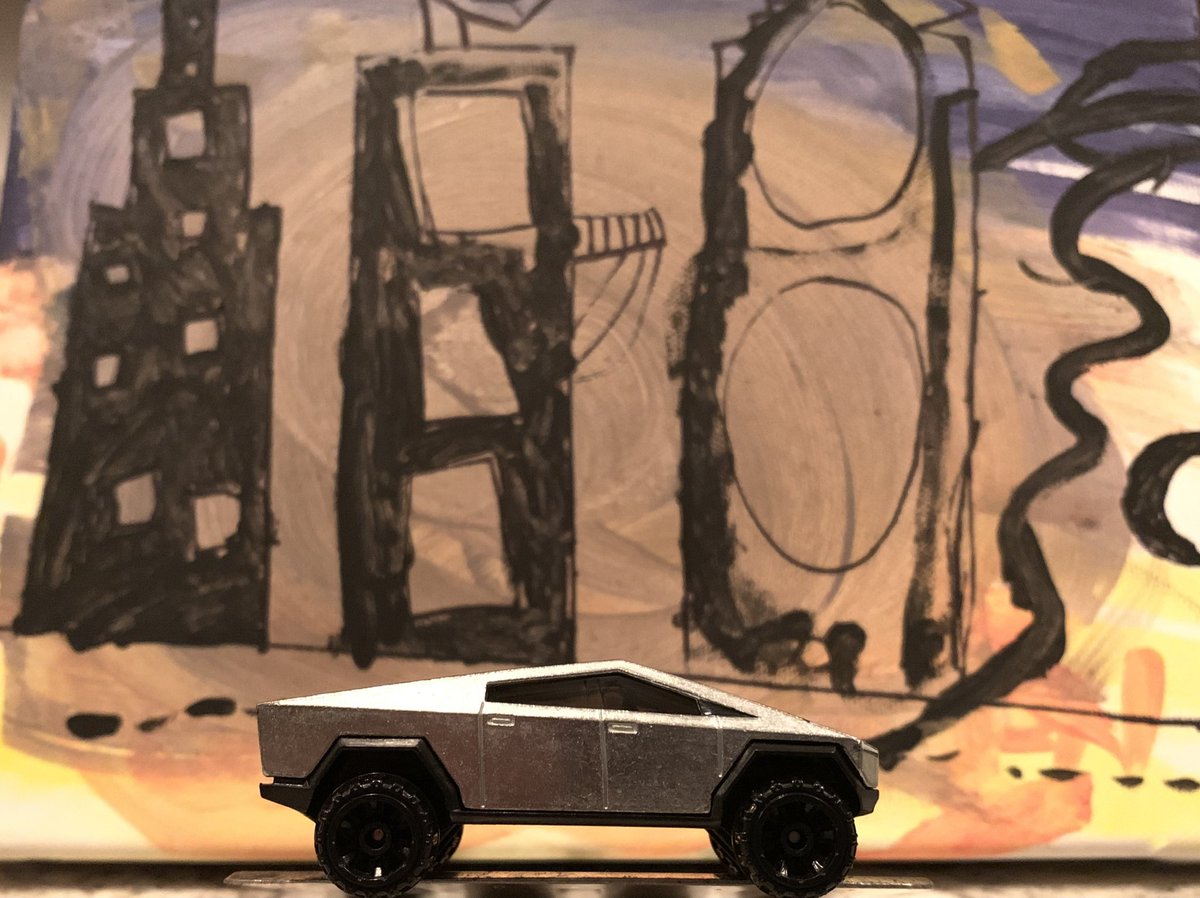 Neptungsten's tweet photo. @BigImpactHumans @Ivy67323669 I get it too. Meanwhile I have to settle for toys… @Cybertruckn @Tesla #WenCybertruck! https://t.co/RxwTNkqMv4