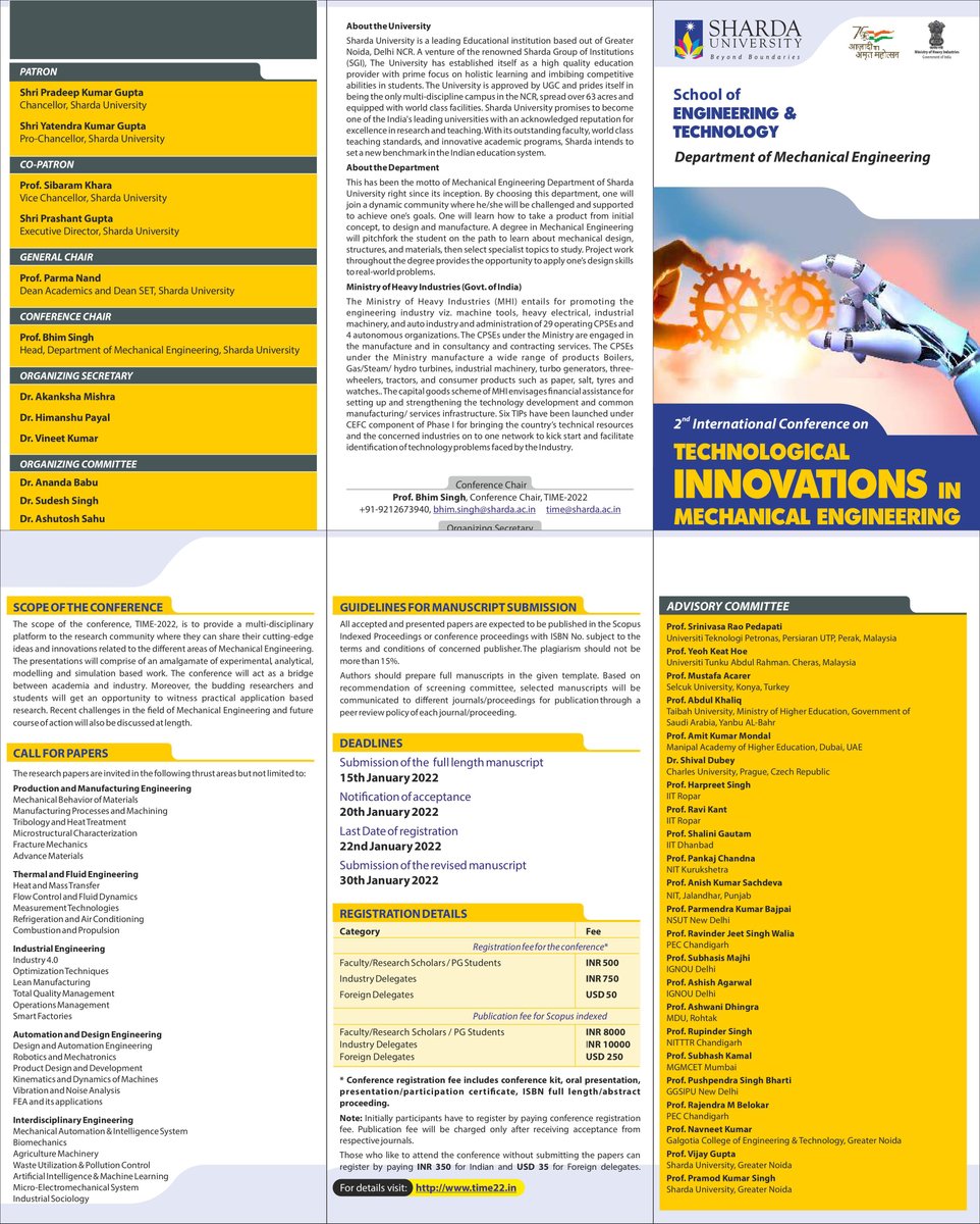 Sharda University tweet media