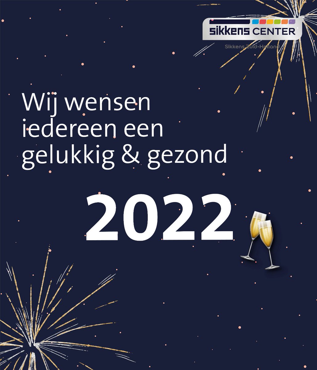 Wij wensen iedereen een gelukkig &amp; gezond 2022! 

#Sikkenszuidholland #Oudejaarsavond #2022