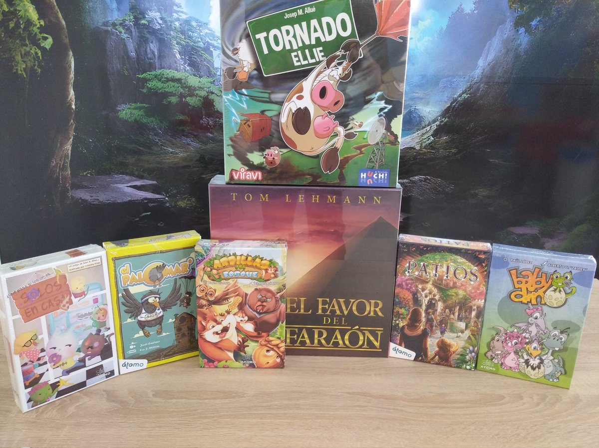 la_torre_magica's tweet photo. Juegos infantiles y familiares de @atomoeditorial
Los hay de habilidad, de memoria, de puzzles o simplemente de tirar dados a lo loco.
#latorremágica #latorremagica #atomogames #juegosdemesa #juegosdemesainfantiles #juegosdemesafamiliares https://t.co/Z4wlF3I1tC