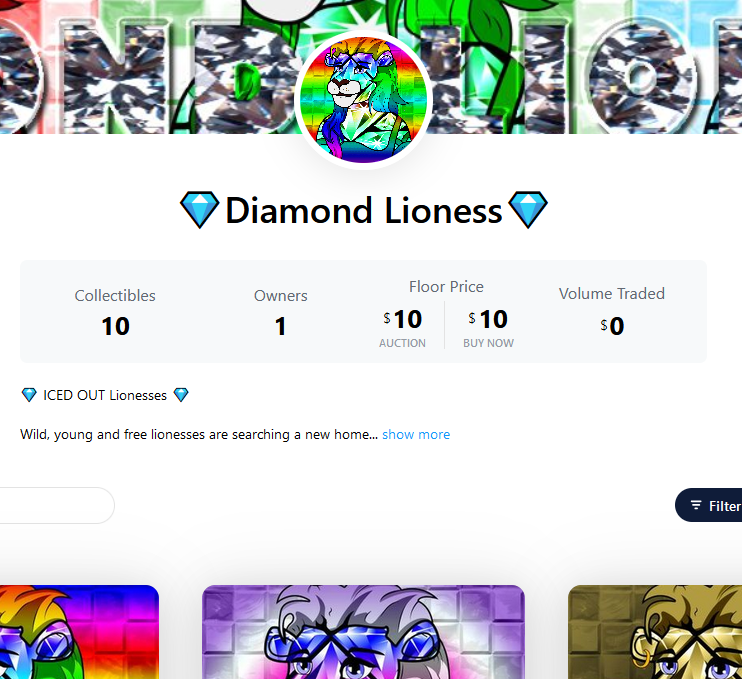 BeatsSabo's tweet photo. The #DiamondLioness 🦁 Drop is LIVE🔥🔥🔥! Excl. @cryptocomnft
 
💰Price: 10$ each

👀Get yours here👉https://t.co/RHB19LyQrb

🙏

Giveaway will start: imminent!

#NFTs #NFTartist #NFTart #Cryptoart #NFTCommunity #NFTdrop #CRO #CROfam #cryptocomnft #Cryptocom #CDC https://t.co/EigN3oCe0D