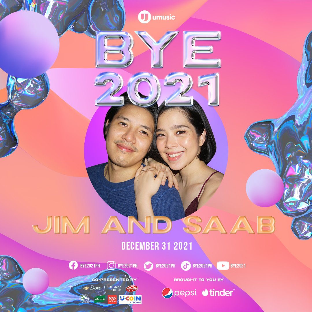 Power couple <a href="/jimbacarro/">Jim Bacarro</a> and <a href="/saabmagalona/">Saab</a> are also joining us later in #BYE2021PH! 🎇🙌🏼