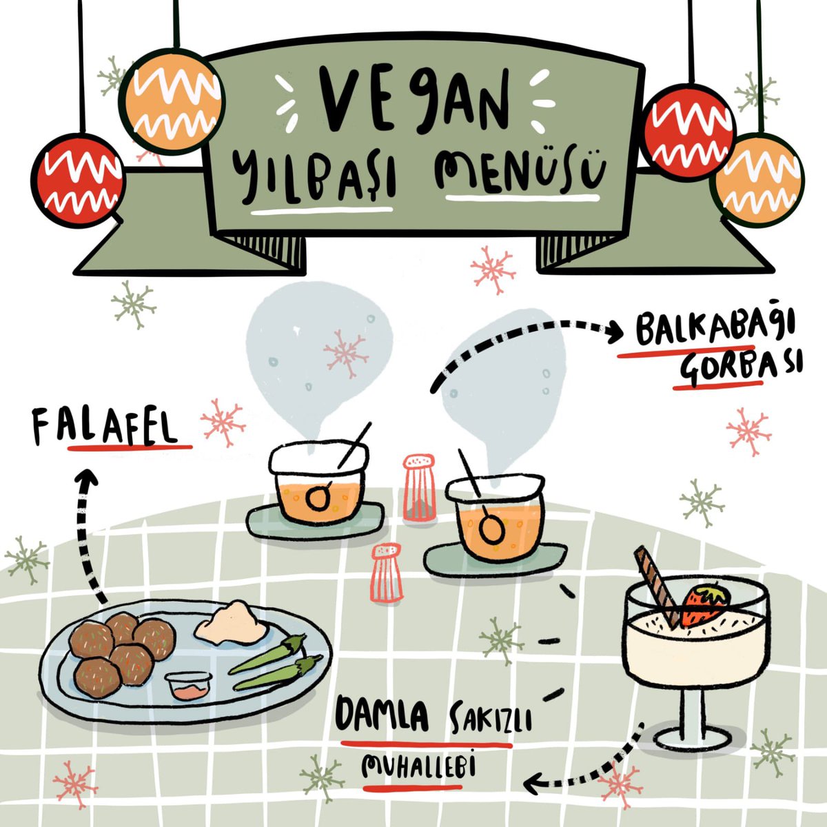 Herkese yılbaşı gününden merhaba!🐒

<a href="/fiyufit/">pilavlar</a> (Gizem Karagöz) bir sene içinde yaptığımız Sunflowernet tariflerinden ufak ve şirin bir Vegan Yılbaşı Menüsü oluşturdu.🥳

Mutlu Yıllar 🥺💕🌸🍋🐤💘🙃