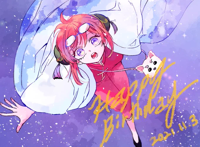 #2021年自分が選ぶ今年の4枚今年も原稿ばかりしていた気がする…そして今年も色塗り克服できなかったけどこのあたりは珍しいカラー絵でした 