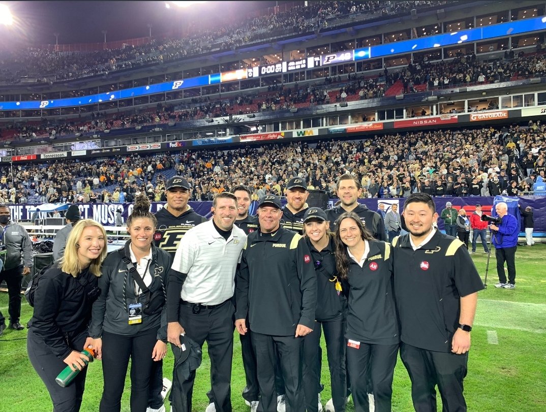 Purdue Sports Medicine (@boilers_atc) on Twitter photo <a href="/Boilers_ATC/">Purdue Sports Medicine</a> and <a href="/BoilerFuel/">Purdue Sports RDs</a> helping <a href="/BoilerFootball/">Purdue Football</a> get the W at the <a href="/MusicCityBowl/">Music City Bowl</a> #boilerup #hammerdown
#athletictrainer
#dietitians
#sportsmedicine <a href="/Boilers_ATC/">Purdue Sports Medicine</a> and <a href="/BoilerFuel/">Purdue Sports RDs</a> helping <a href="/BoilerFootball/">Purdue Football</a> get the W at the <a href="/MusicCityBowl/">Music City Bowl</a> #boilerup #hammerdown
#athletictrainer
#dietitians
#sportsmedicine