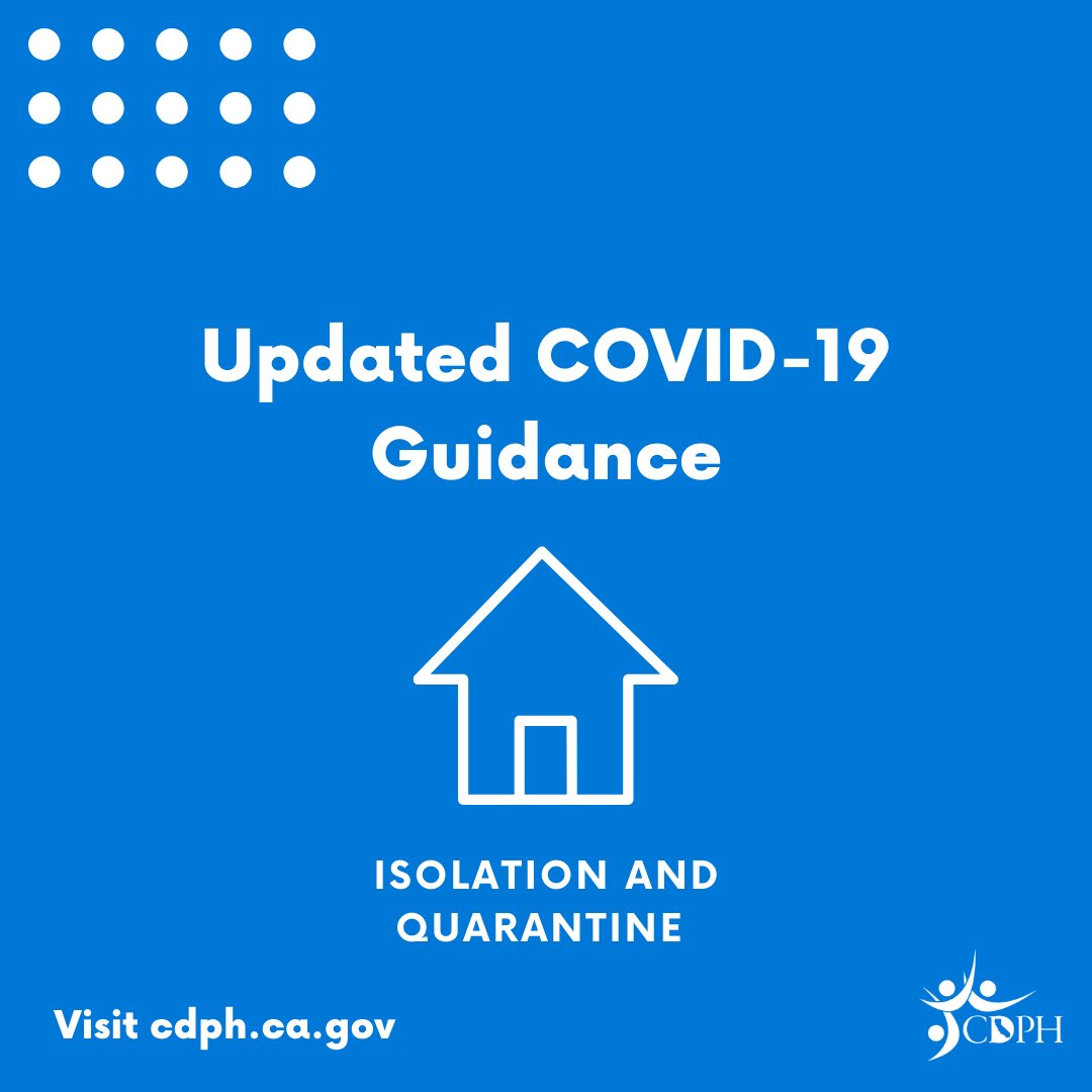 California issues new guidance for COVID isolation. It is stricter than