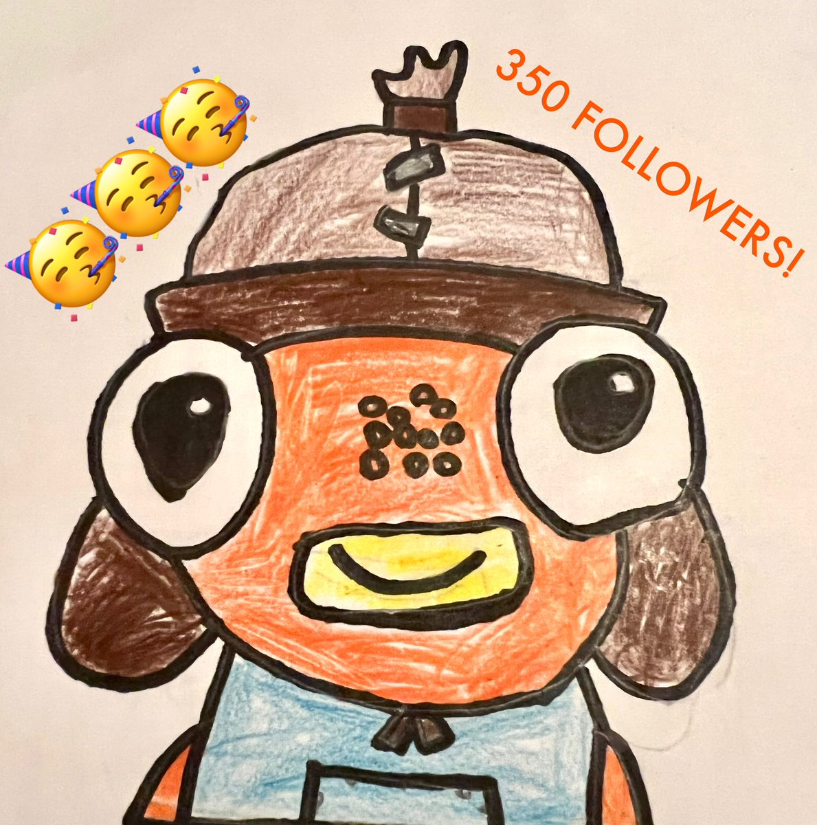 ExplainingCont's tweet photo. THANK YOU FOR 350 FOLLOWERS!!! Also, have a crappy fishtick pfp I made!!! 🥳🥳🥳 https://t.co/H3cuVUvRyB