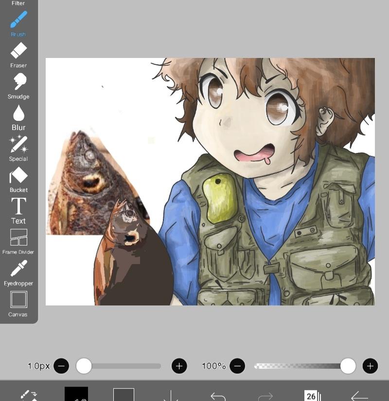 Drizk_Arts's tweet photo. Haven't made any progress since early xmas eve on this OC of mine... i'm excited to see the result but I feel kinda unmotivated and been busy IRL
Yoshhhh... Wish me luck >o<)/ it's a grilled carp btw xD https://t.co/gvnTXCaQvq