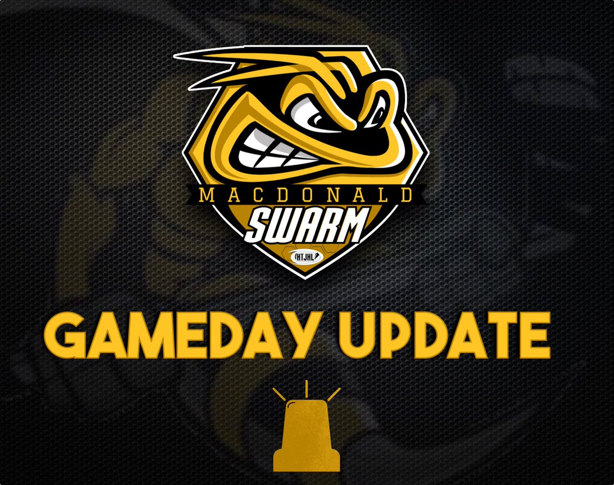 JrCSwarm's tweet photo. We bee tied at 4-4 to start the 3rd https://t.co/8UTfYVKBFS