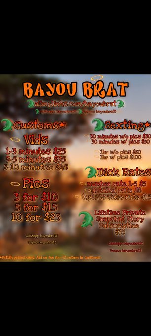 Da Bratz new menus 😊 https://t.co/UHU4RyUnwV