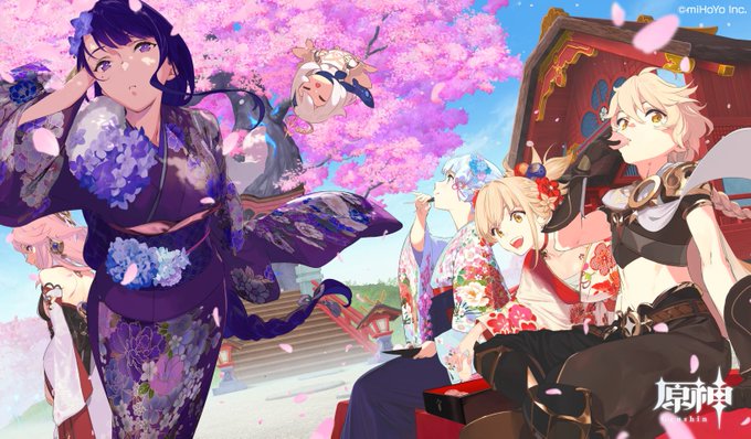 Pakoさん描く 原神 新春イラストにファン歓喜 過去にはモナ 鍾離なども投稿 アニメ アニメ