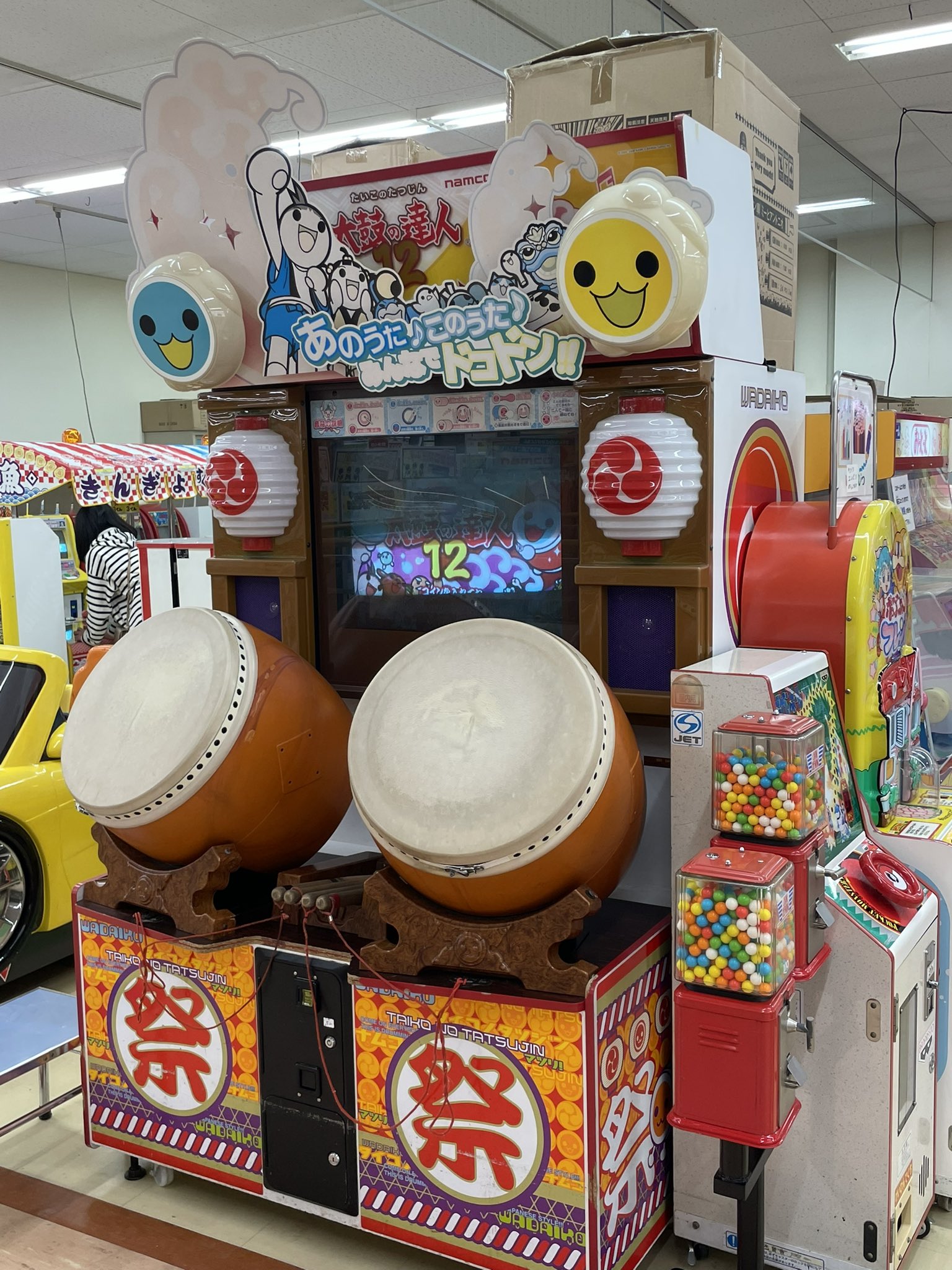 namco 太鼓の達人 12 増量版 筐体 本体 アーケード ゲームセンター namco 太鼓の達人 12 増量版 筐体 本体 アーケード ゲームセンター