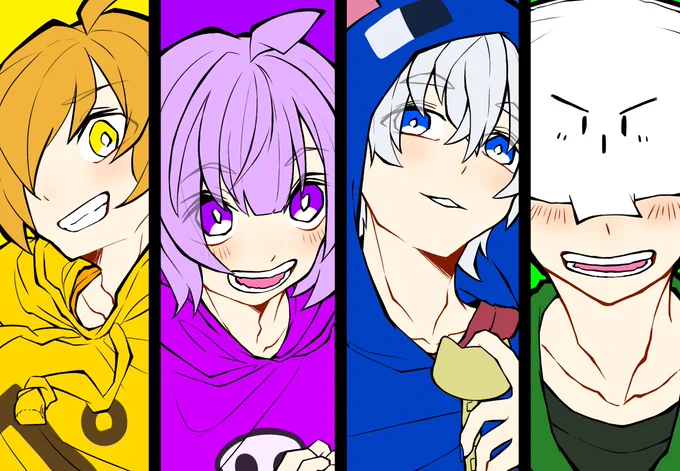 #2021年自分が選ぶ今年の4枚やっぱり今年のお気に入りはこの絵達だな〜たくさんの相互さん達から代理の子借していただいてとっても嬉しかった思い出( ˘ω˘ ) 