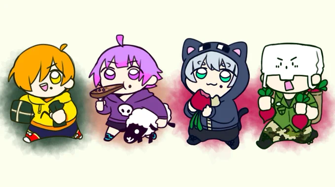 #2021年自分が選ぶ今年の4枚やっぱり今年のお気に入りはこの絵達だな〜たくさんの相互さん達から代理の子借していただいてとっても嬉しかった思い出( ˘ω˘ ) 