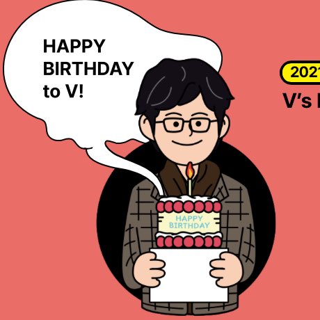 VopePicBot's tweet image. happy birthday v