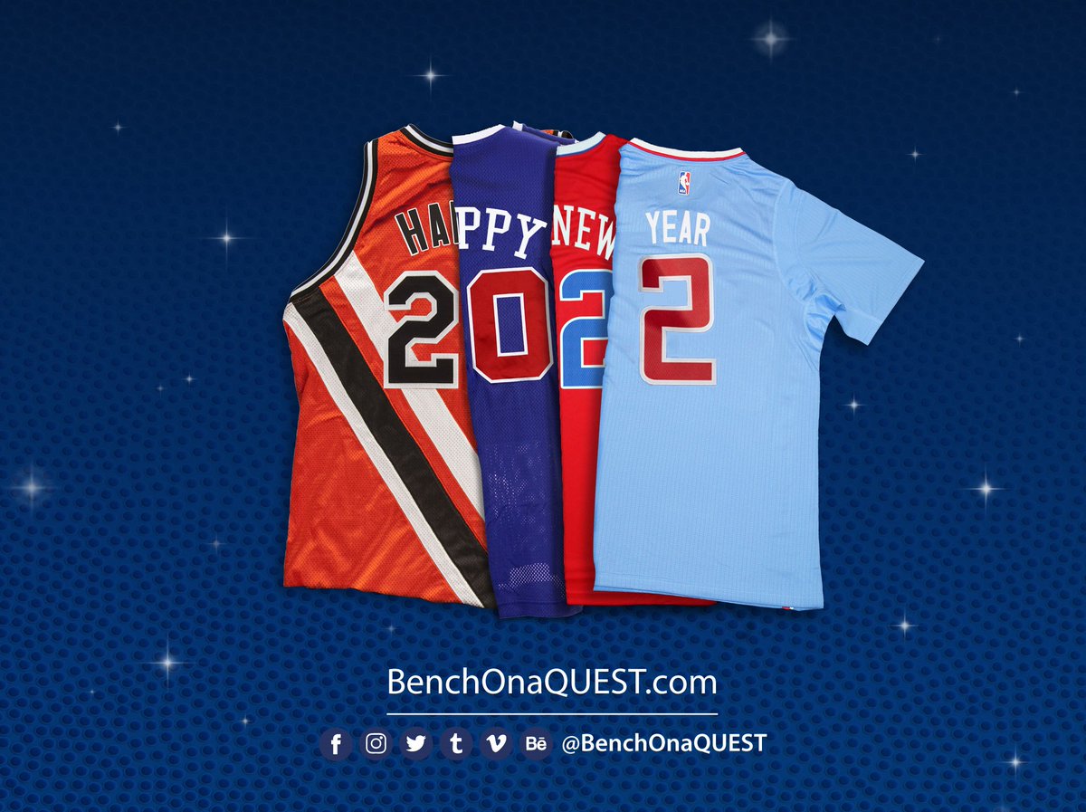 BenchOnaQuest's tweet photo. The @BenchOnaQUEST Movement wishes everyone a HAPPY NEW YEAR!! ๐ฅ Cheers to a better #2022!! ๐พ #BenchOnaQUEST ๐๐#CLIPSET โต #LAourWay โ #ClipperNation #LAClippers #WeRepLAC #California โ #HappyNewYear #HNY https://t.co/wNOcc1qiGW