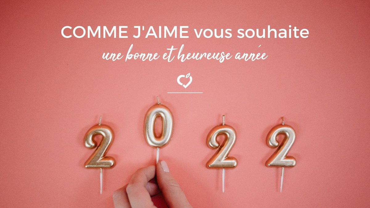 Toutes les équipes #Commejaime vous adressent leurs #MeilleursVoeux pour cette année #2022 ! 🍾😍   

#bonneannee2022 #BonneAnnee #MeilleursVoeux2022