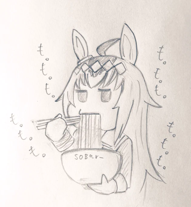 液タブ持って帰ったのにペン忘れるアホしたのでアナログ年越しします。
#ウマ娘 #オグリキャップ 