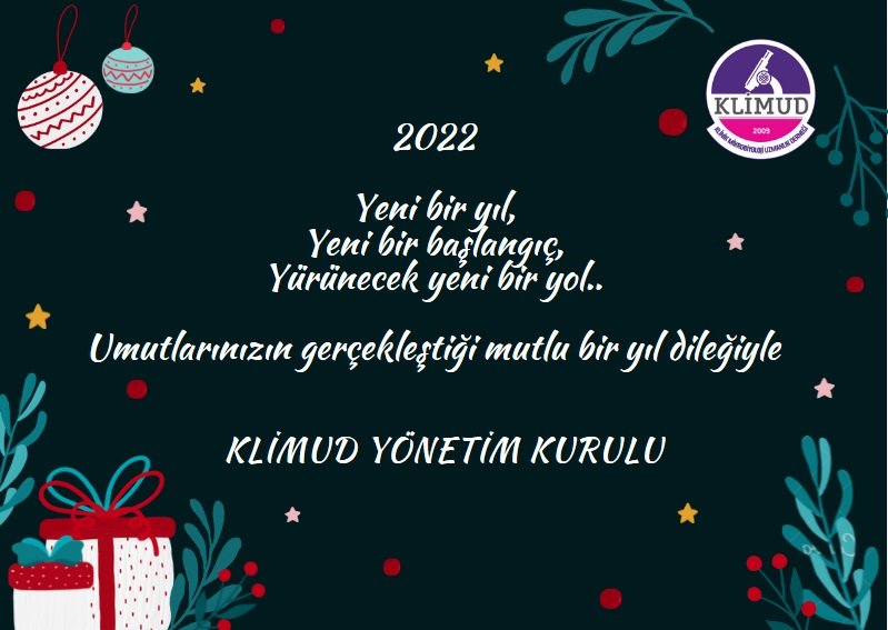 Klimud's tweet photo. #2022 #MutluYıllar https://t.co/O1rW8FISwy