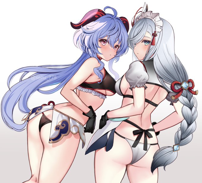 先日の甘雨と申鶴を仕上げて2021年描き納め。原神で絵始まり原神で終わる一年でした。皆さま良いお年を〜 