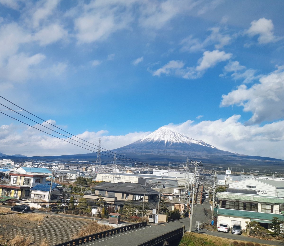 大晦日の富士山🗻風が強そう。