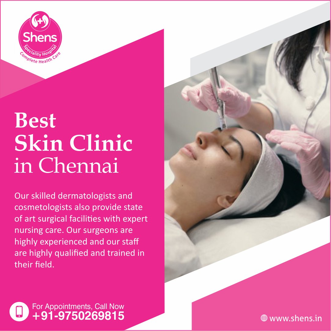 ShensHospitals's tweet photo. We focus and aim as the Chennai best skin clinic to provide evidence-based care by following the advanced
For more details reach us @ +91 9750269815, +91 8838488313 / 04424715000, or visit https://t.co/wvId7rFyqq
#shensspecialityhospital #PediatricService #Newborncare https://t.co/HIAj37DhPJ