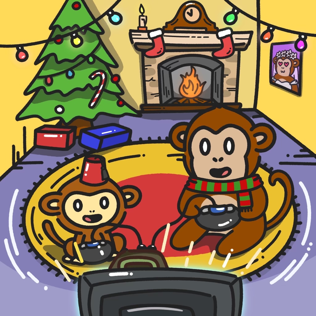 Monke World will be continously expanded with new games and experiences. Players will be able to wager and compete agianst each other in fun casual minigames!