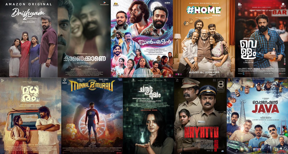 Top 10 Favorite MALAYALAM Films - 2021!

#Drishyam2 | #KaaneKaane | #JanEMan | #Home | #Vellam | #Madhuram | #MinnalMurali | #ChathurMukham | #Nayattu | #OperationJava