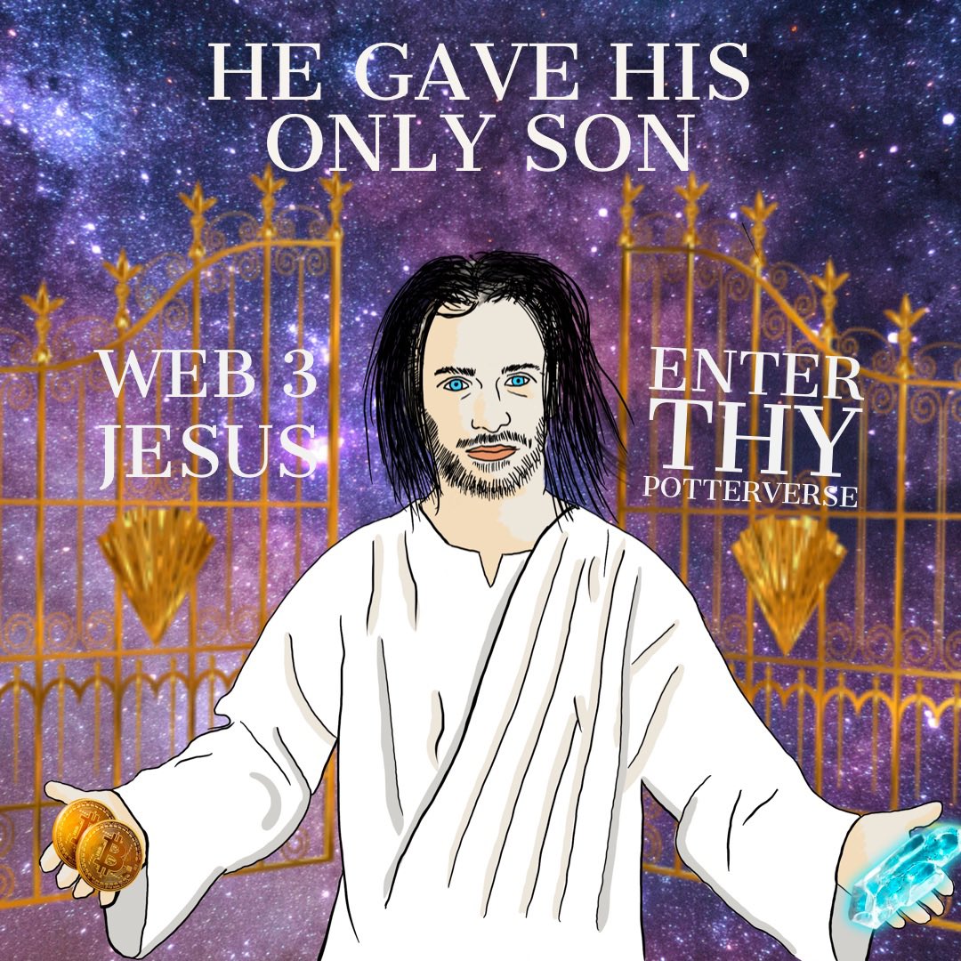 NapierHolland's tweet photo. My 2021 icon is @jamespotter - our true Web 3 Jesus.
#Web3Jesus #Web3 #Crypto https://t.co/LlBcogMaaX