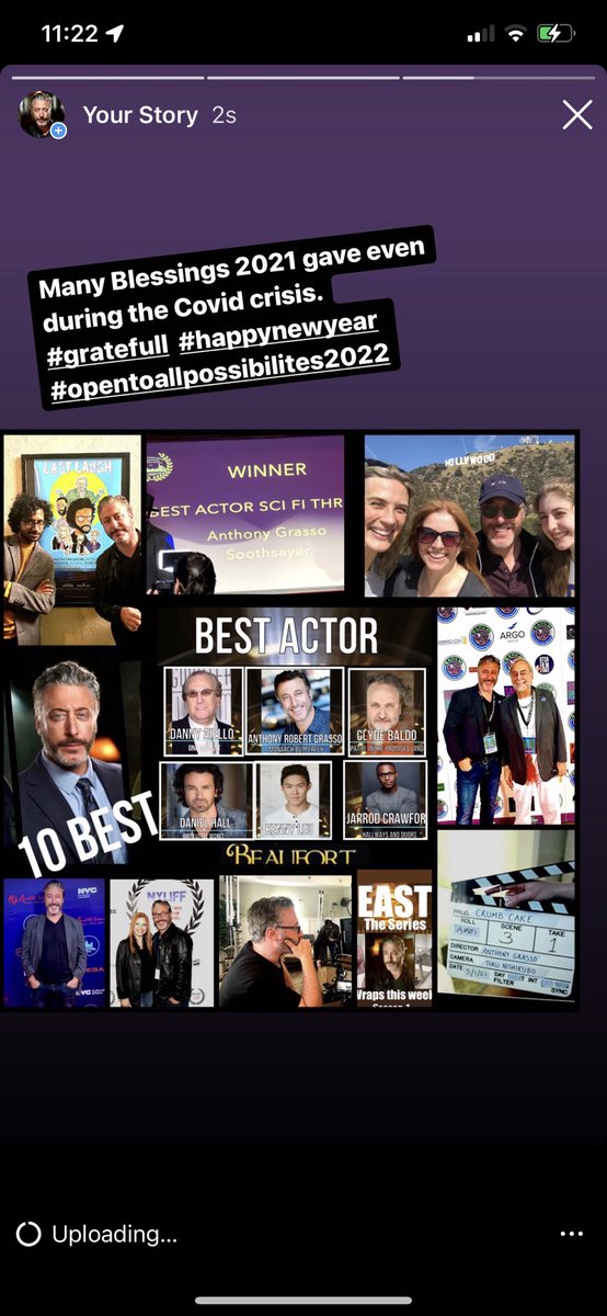 AnthonyR_Grasso's tweet photo. #tenbest 2021!
Difficult year navigating Covid but thankfully got to act and direct, been nominated alongside an icon and honored to win a few awards for acting and directing in 4 indies and booked a Hulu mini series in LA plus directing my wife’s https://t.co/LDzXp089DI #actor https://t.co/jJWELxXghv