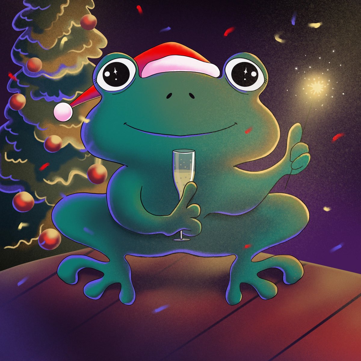 KrisAnfalova's tweet photo. Happy new year my friends! Happiness &amp; luck! https://t.co/6nc12ICdAd