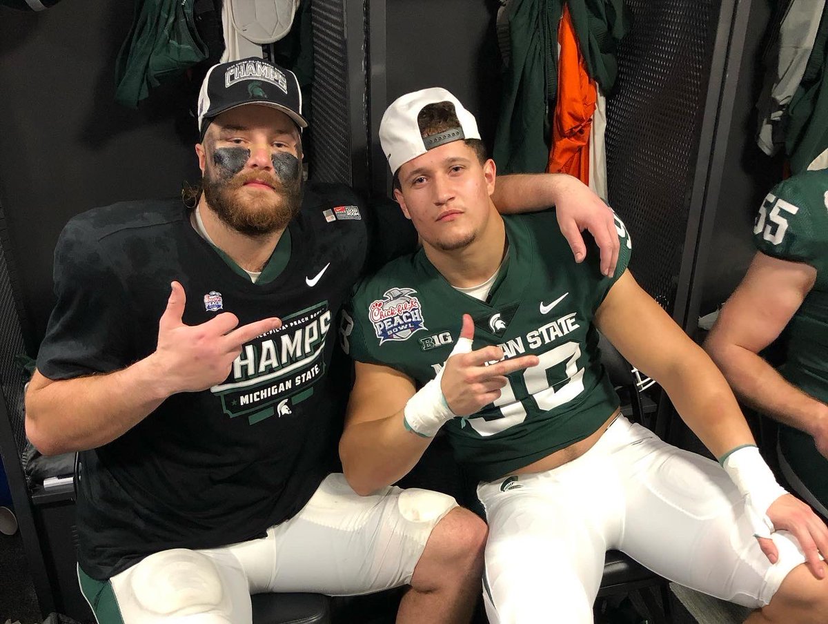 Been a crazy 5 years. Love this team man. Wouldn’t of wanted to end it with any other group of guys. Thank you for showing up tonight Spartan Nation. Forever and always fuck Michigan. 
9️⃣6️⃣ out ✌🏻