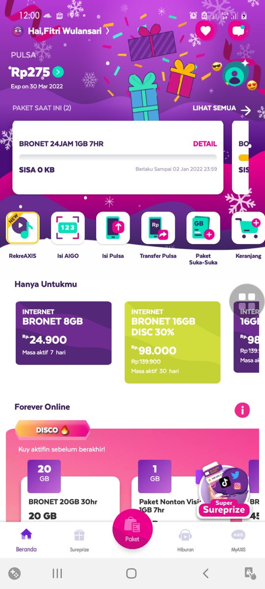 F_Wulansr's tweet photo. @axisgsm siang. Kemarin saya beli pulsa di shopee. Status di shopee ny sudah berhasil tapi pulsa nya masih belum masuk sampai sekarang. Saya sudah tlpon ke pihak shope, katanya daei pihat shopee sudah berhasil jadi harus konfirmasi ke  axis nya. Tolong bantu proses ya. Thanks https://t.co/nbpjrEodAn