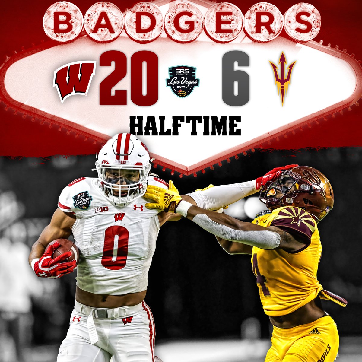 Halftime at Allegiant! 

#OnWisconsin