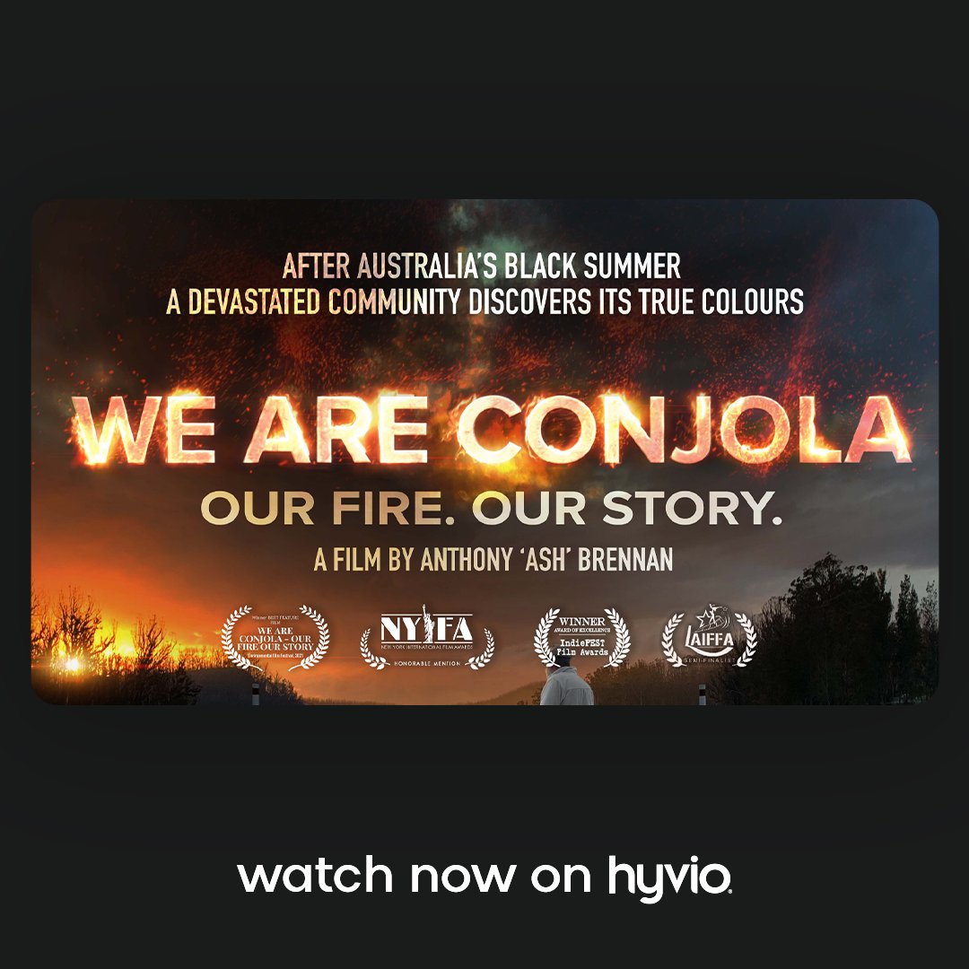 After almost being wiped off the map, a traumatised community waited for help. But it never came. 'We are Conjola - Our fire, our story' is the multi-award winning must see doco - streaming free for a limited time only!

goto.hyvio.com/Conjola

#hyvio