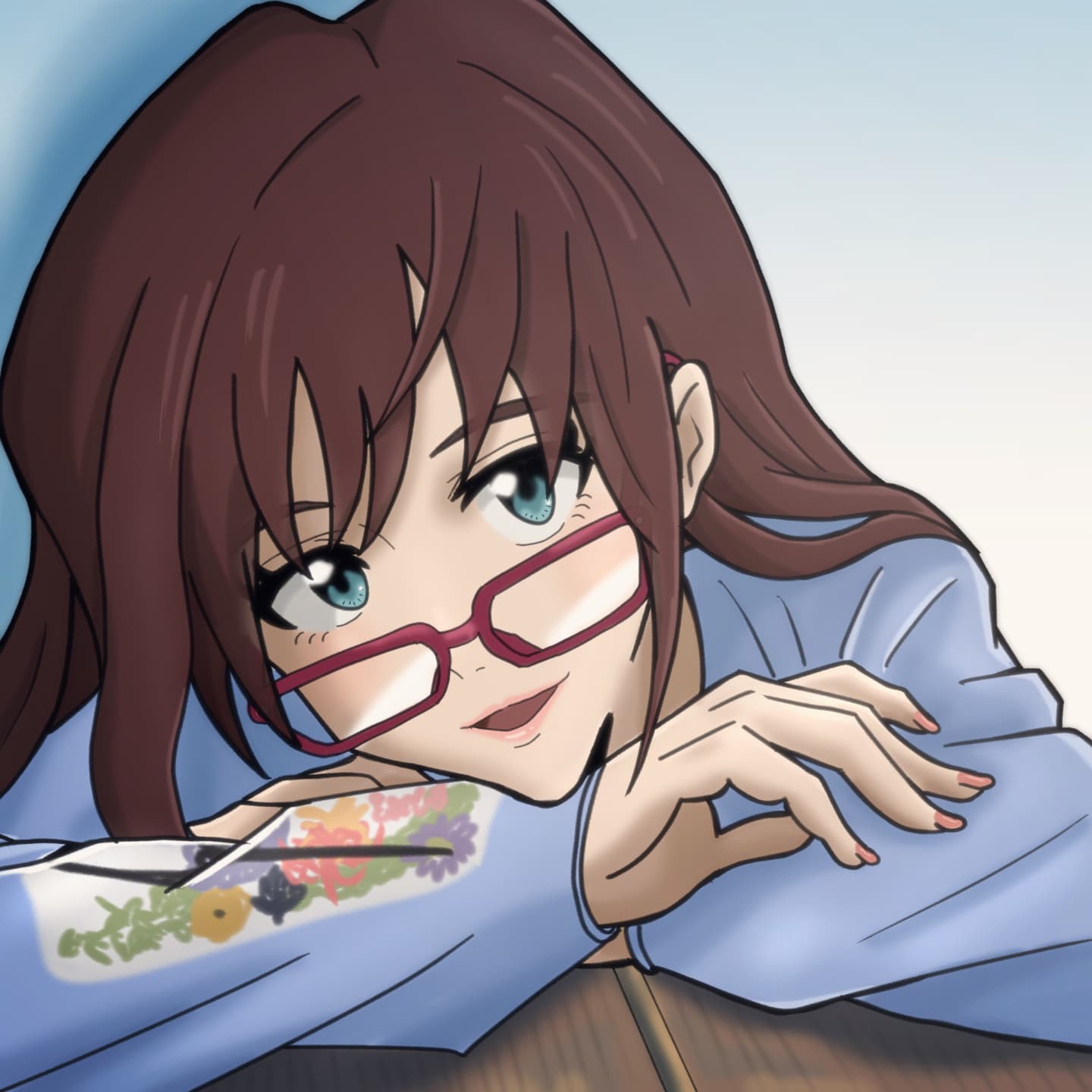 真希波マリイラストリアス　メガネ 真希波 マリ イラストリアス 使用メガネ（イラスト版） TYPE
