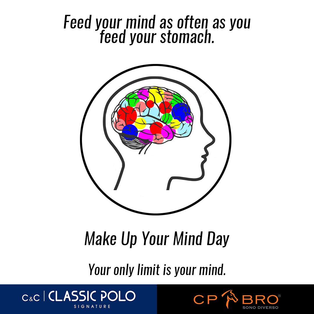 classicpolos's tweet photo. Make Up Your Mind Day !
#makeupyourmindday #makeupyourmind #makeupyourlife #mindset #mindsetmatters #mindsetiseverything #positivity https://t.co/ZhFv1oX5uP