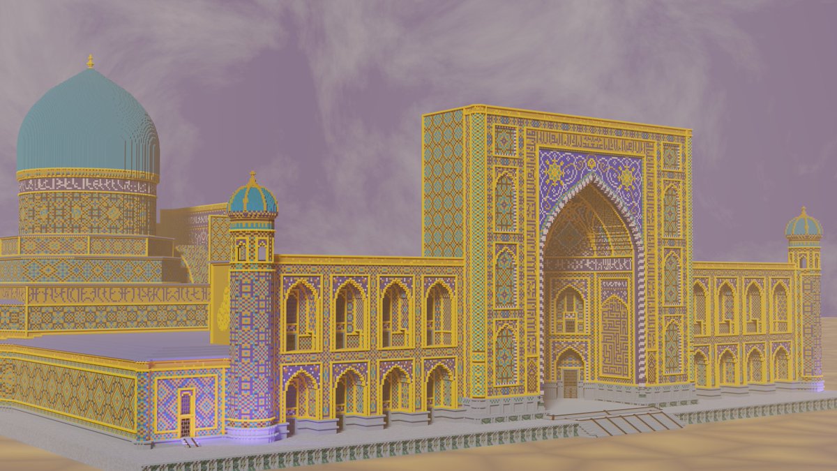 Tilya-Kori Madrasah, #Samarkand, #Uzbekistan 🇺🇿

The third and final madrasah of Samarkand's Registan

🏗️Built by: <a href="/PerozBuilds/">Peroz</a>