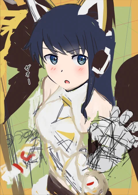 寅年 イラスト ラフ 