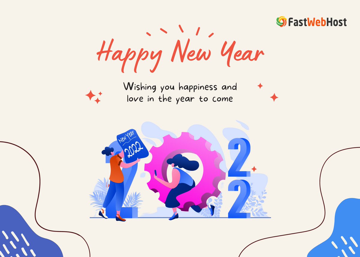 FastWebHoster's tweet image. Happy New Year! 🙏🎉

Wishing all the best to you and your family as we head into 2022.

Looking forward to serving your business and projects.

#HappyNewYear2022  #YEAR2022