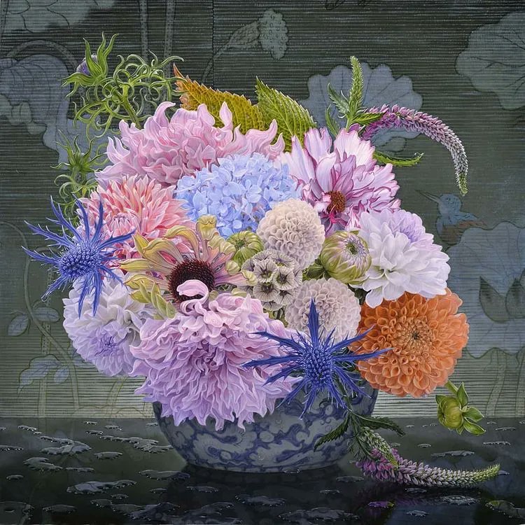 BeautifulBzarre's tweet photo. I'm a sucker for a botanicals. This one has me besotted. Lovely painting by Eric Wert!
Bouquet, 24" x 24
#beautifulbizarre #art #painting #popsurrealism #newcontemporaryart #contemporaryarts #contemporarypainter #EricWert #florals #flowers #bouquet https://t.co/G51L3iuXOL