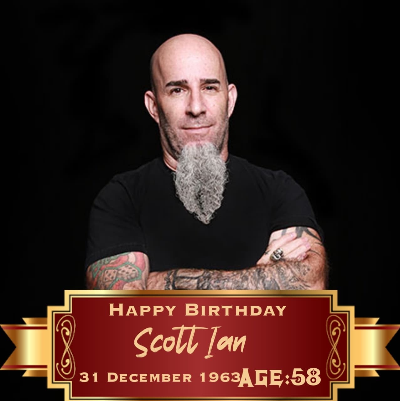 Happy Birthday to Mr Scott Ian (        