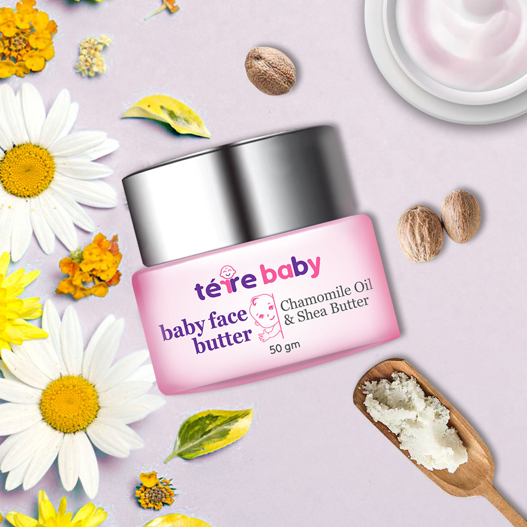 #TérreBaby #FaceButter is specially formulated for the baby's smooth skin extracted from #chamomileoil and #sheabutter. #Babyfacecream provides long-lasting hydration and defense against UV rays. It prevents ageing and dehydration, leaving your baby's skin soft and beautiful.